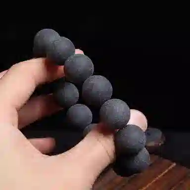 九华山 新中式复古文玩佛珠 礼盒装#好运 柏木 手串 男女同款情侣款