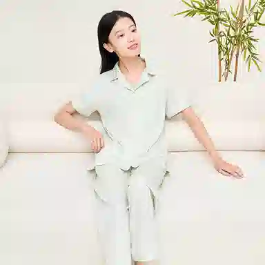 拾袜记 柔软舒适抑菌防螨吸汗透气家居服可外穿睡衣套装 女款 礼盒装