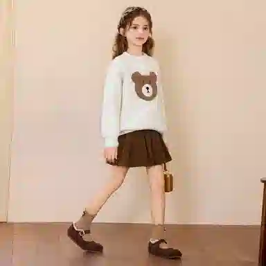 十月妈咪毛衣 加厚保暖萌趣 儿童款