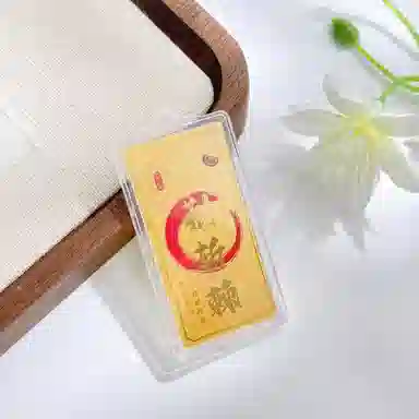 凤庙珠宝 披荆斩棘 复古新中式轻奢国潮风福气满满财运亨通马上有钱财源滚滚 日常通勤包包搭配配饰 金 手机贴 男女同款情侣款