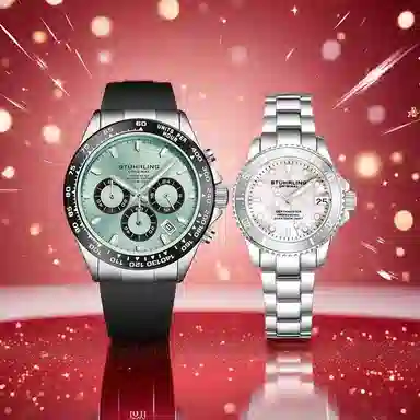 STUHRLING 42mm 4050.1+3950L.1