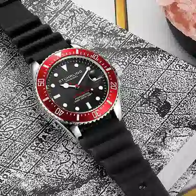 STUHRLING 42mm 3950R red