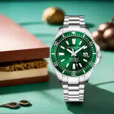 STUHRLING 42mm 3950Agreen