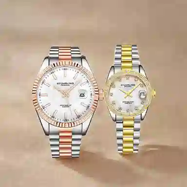 STUHRLING 42mm 3935.6+3936.3