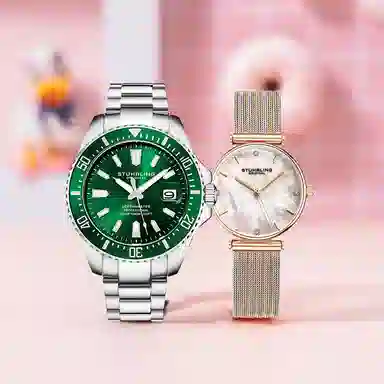 STUHRLING 44mm 3950A.3+3927.4