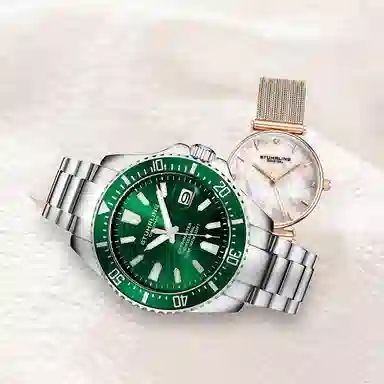 STUHRLING 44mm 3950A.3+3927.4