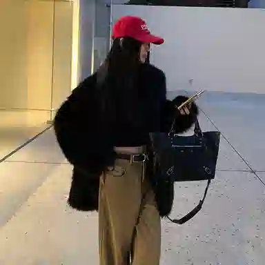 COCO LIMITED Fox Fur Coat Long