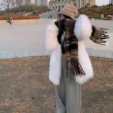 COCO LIMITED Fox Fur Coat Long