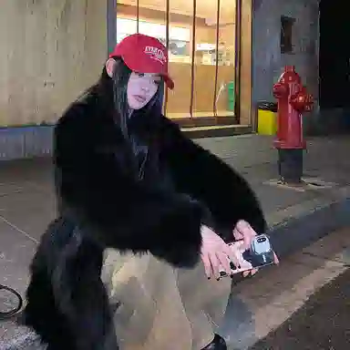 COCO LIMITED Fox Fur Coat Long