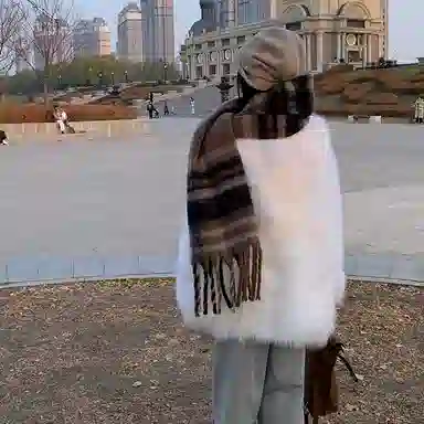 COCO LIMITED Fox Fur Coat Long