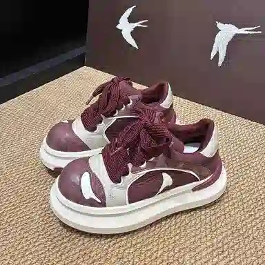 Unknown Brand Retro Patchwork Sneakers
