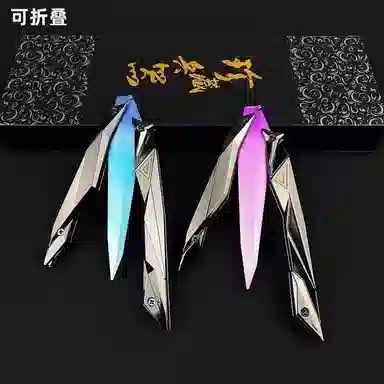 猴大使 火焰刀冷锋蝴蝶刀 成品模型