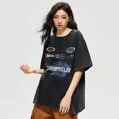 SANSYAS Vintage Racing Logo Tee