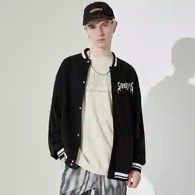 Kimura Sansha Logo Baseball Jacket