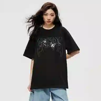 Sansyas Logo Print T-Shirt