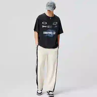 SANSYAS Vintage Racing Logo Tee