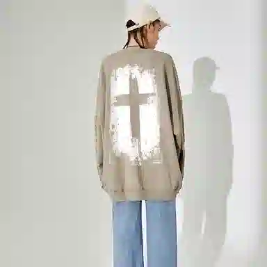 Kimura Sansha Cross Print Sweatshirt