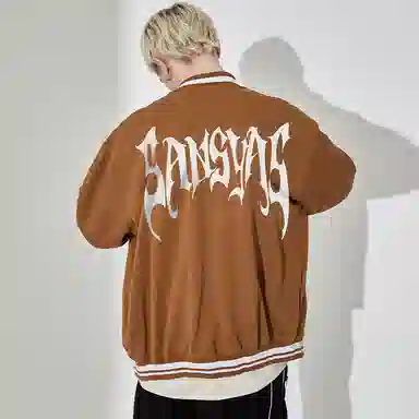 Kimura Sansha Logo Baseball Jacket