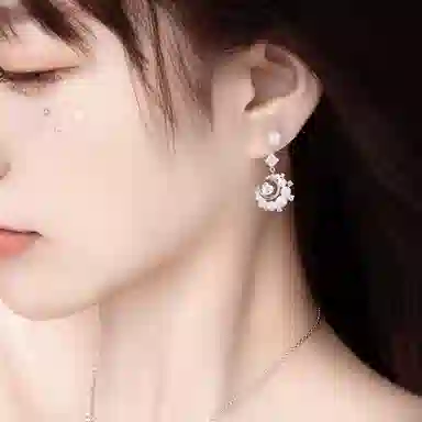 FANCI Dream Heart Moon Earrings