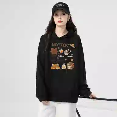 棉购 百搭简约舒适长袖卫衣 女款