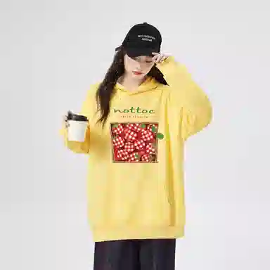 棉购 休闲优雅百搭气质时尚长袖卫衣 女款