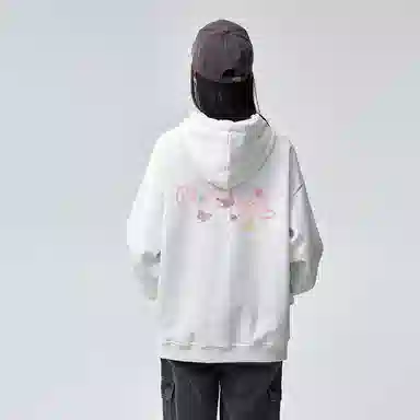 棉购 连帽美式国潮重磅宽松卫衣 女款