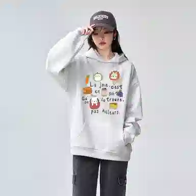 棉购 清新气质百搭时尚长袖卫衣 女款