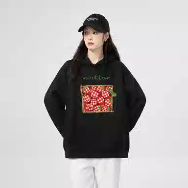 棉购 休闲优雅百搭气质时尚长袖卫衣 女款