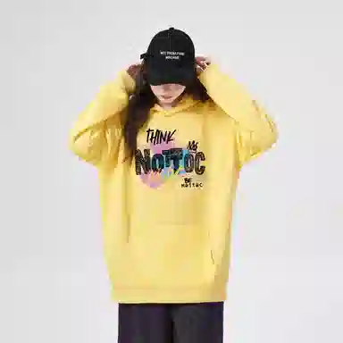 棉购 重磅宽松舒适潮流连帽上衣卫衣 女款