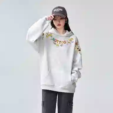棉购 简约百搭时尚舒适长袖卫衣 女款