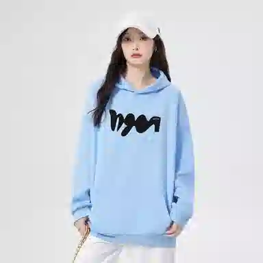 棉购 美式连帽重磅简约舒适卫衣 女款