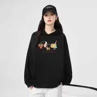 棉购 卡通百搭通勤简约卫衣 女款