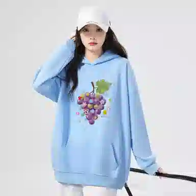棉购 简约舒适时尚连帽卫衣 女款