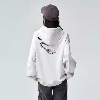 棉购 连帽宽松慵懒长袖卫衣 男女同款