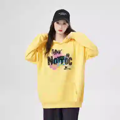 棉购 重磅宽松舒适潮流连帽上衣卫衣 女款