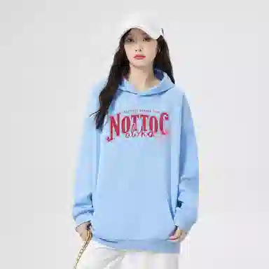棉购 连帽春秋季潮流宽松韩版学生口袋带帽套头休闲加绒外套街头百搭落肩 卫衣 男女同款