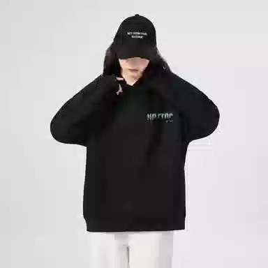 棉购 连帽春秋学生秋冬加绒加厚潮流美式重磅外套卫衣 男女同款