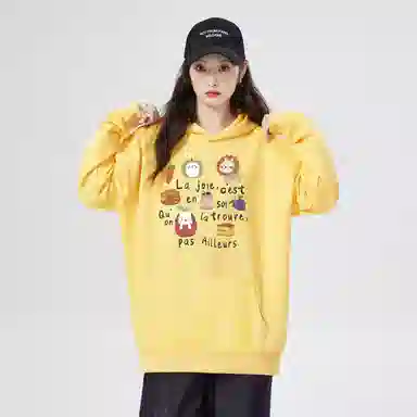 棉购 清新气质百搭时尚长袖卫衣 女款
