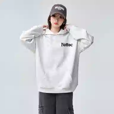 棉购 春秋连帽秋冬加绒加厚潮流学生纯棉美式重磅慵懒风宽松外套卫衣 男女同款