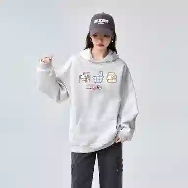 棉购 百搭舒适时尚潮流长袖卫衣 女款