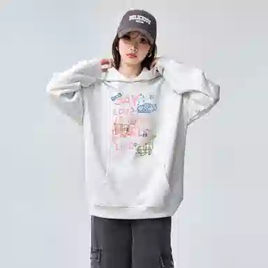 棉购 卡通百搭舒适时尚长袖卫衣 女款