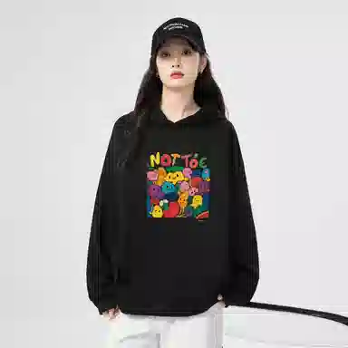 棉购 长袖简约舒适卫衣 女款