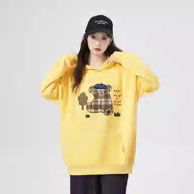 棉购 美式慵懒风宽松卫衣 女款