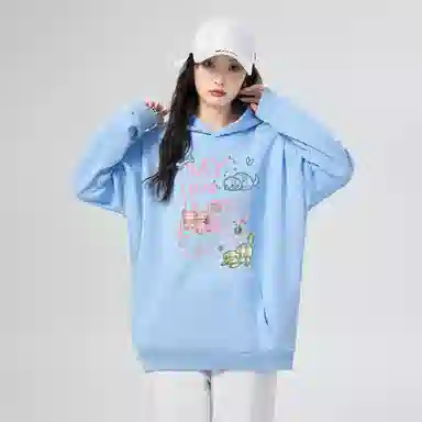 棉购 卡通百搭舒适时尚长袖卫衣 女款