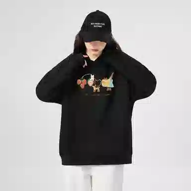 棉购 卡通百搭通勤简约卫衣 女款