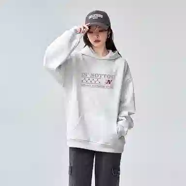 棉购 宽松慵懒加厚长袖简约时尚宽松卫衣 女款