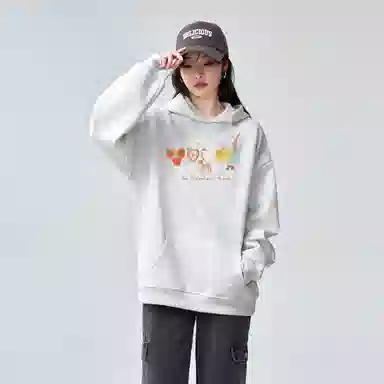 棉购 卡通百搭通勤简约卫衣 女款