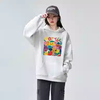 棉购 长袖简约舒适卫衣 女款