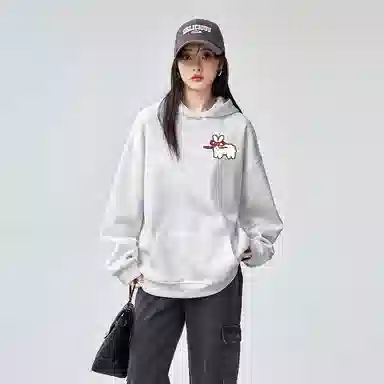 棉购 休闲复古百搭卫衣 女款