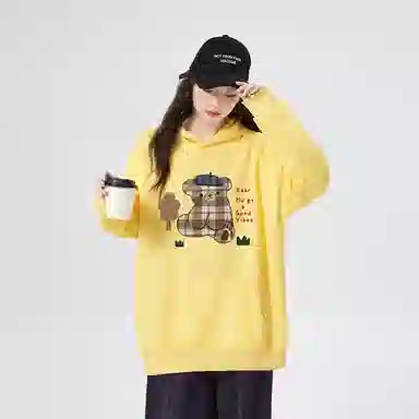 棉购 美式慵懒风宽松卫衣 女款